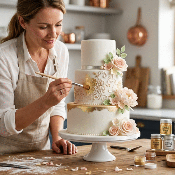Edible Luster Dust Decorating Tips for Beginners