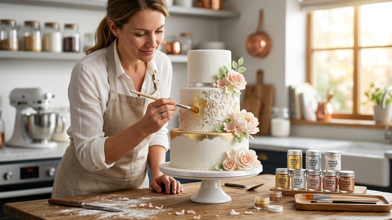 Edible Luster Dust Decorating Tips for Beginners
