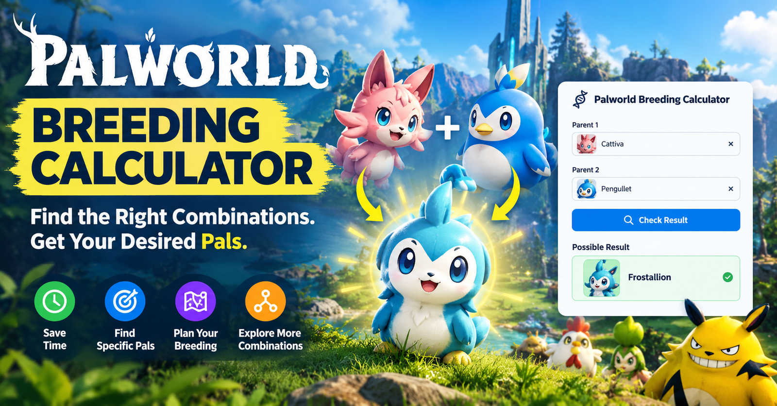 Palworld Breeding Calculator: One of the Latest and Best Tools for Breeding Pals